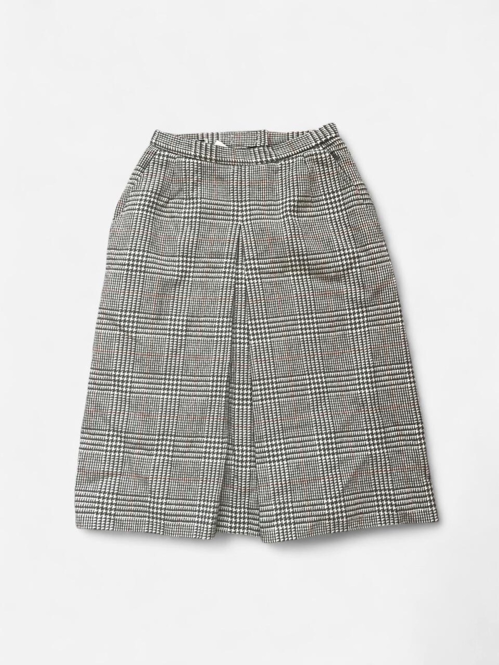 Crystal Plus vintage houndstooth midi skirt 6